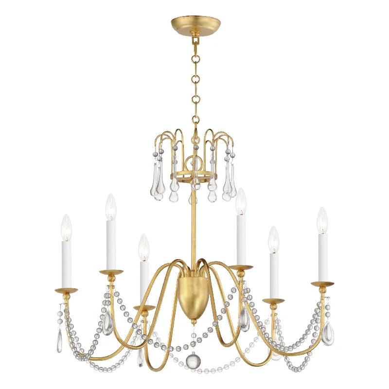 Chandeliers for Living Rooms to Create a Focal PointChandeliers for Living Rooms to Create a Focal PointPlumette 6-Light Chandelier with Crystal