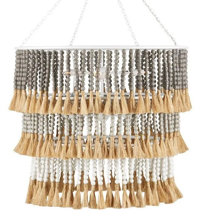 Chandeliers for High Ceilings to Fill Vertical SpaceChandeliers for High Ceilings to Fill Vertical SpaceNatural Tiered Saint Barts Chandelier