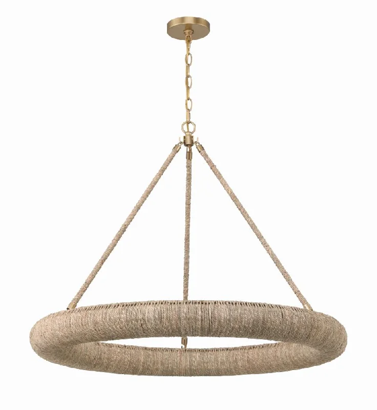 Rustic Wood Chandeliers for Country - Style HousesRustic Wood Chandeliers for Country - Style HousesOakley Integrated LED Soft Gold Chandelier