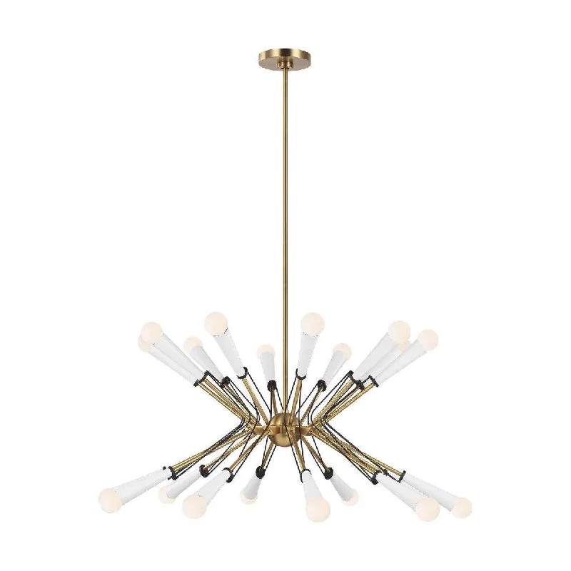 Chandeliers with Frosted Glass for a Softer Light DiffusionChandeliers with Frosted Glass for a Softer Light DiffusionPiro Large Chandelier by ED by Visual Comfort | FLOOR MODEL