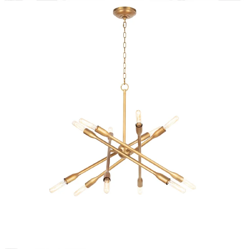 Chandeliers with Multiple Lights for Maximum IlluminationChandeliers with Multiple Lights for Maximum IlluminationRegina Andrew 16-1428NB Chandelier Light - Natural Brass