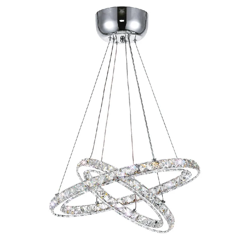 Chandeliers for Low Ceilings to Avoid OvercrowdingChandeliers for Low Ceilings to Avoid OvercrowdingRing LED Chandelier With Chrome Finish