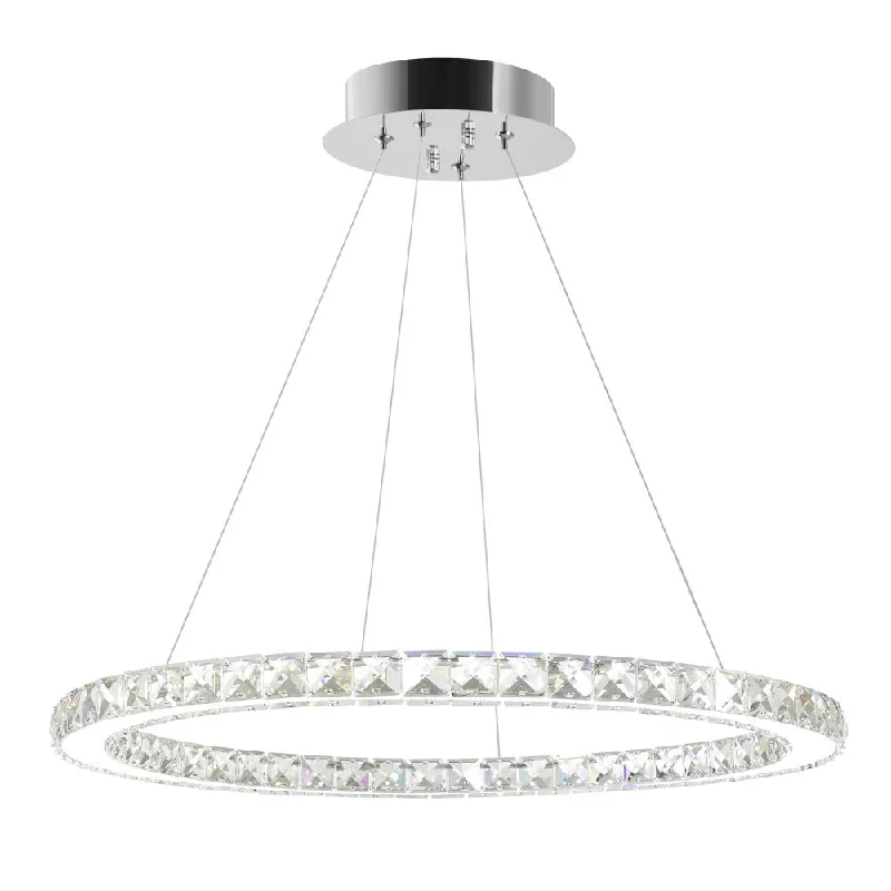 Chandeliers for Living Rooms to Create a Focal PointChandeliers for Living Rooms to Create a Focal PointRing LED Chandelier With Chrome Finish