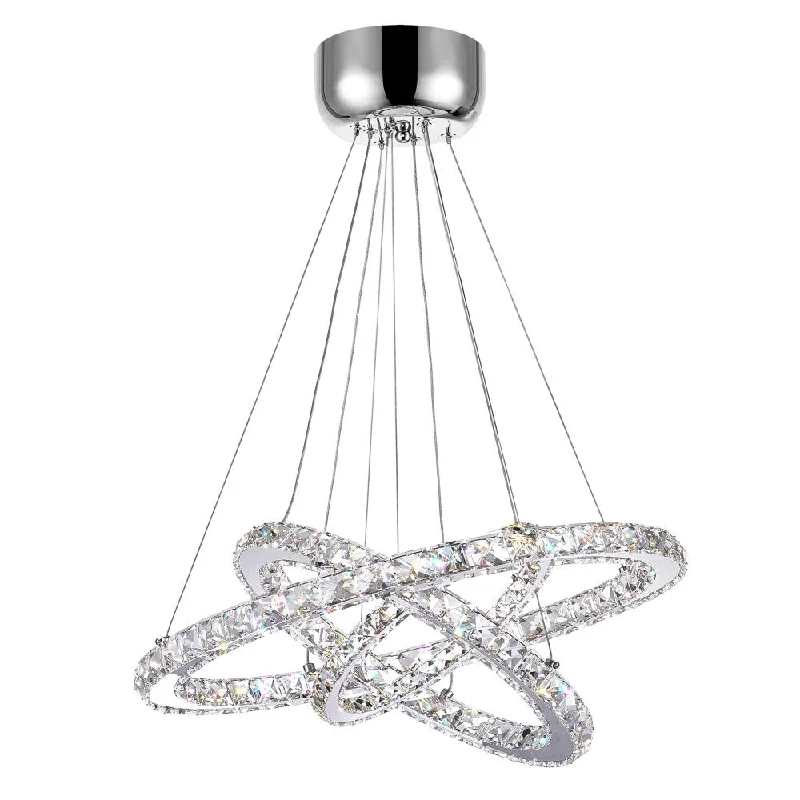 Chandeliers with Sputnik - Style Design for a Futuristic VibeChandeliers with Sputnik - Style Design for a Futuristic VibeRing LED Chandelier With Chrome Finish