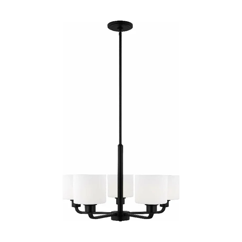 Oversized Chandeliers as a Statement Piece in Living RoomsOversized Chandeliers as a Statement Piece in Living RoomsCanfield 5-Light Chandelier (with Bulbs)