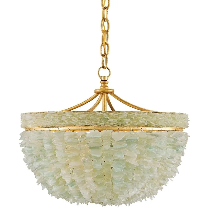 Chandeliers with Clear Crystal for a Sparkling EffectChandeliers with Clear Crystal for a Sparkling EffectGilded Seaglass Chandelier