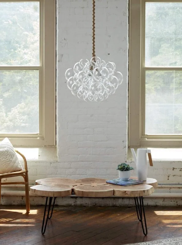 Chandeliers with Adjustable Arms for Directional LightingChandeliers with Adjustable Arms for Directional LightingThe 31 Glass Bubble Chandelier