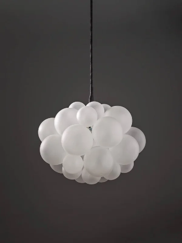 Chandeliers with Candle - Style Bulbs for a Classic AestheticChandeliers with Candle - Style Bulbs for a Classic AestheticThe Frosted 31 Glass Bubble Chandelier