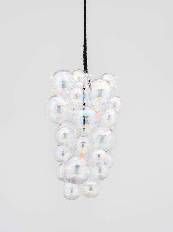 Chandeliers with Candle - Style Bulbs for a Classic AestheticChandeliers with Candle - Style Bulbs for a Classic AestheticThe Iridescent Cascade Bubble Chandelier