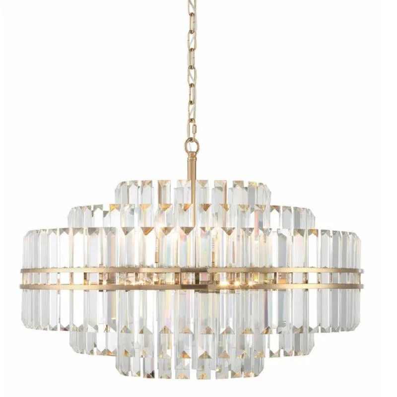 Small Chandeliers for Compact RoomsSmall Chandeliers for Compact RoomsTiered Faceted Crystal Chandelier