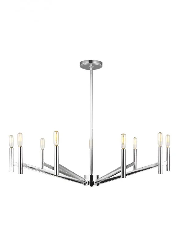 Chandeliers with Candle - Style Bulbs for a Classic AestheticChandeliers with Candle - Style Bulbs for a Classic AestheticVector Nine Light Chandelier