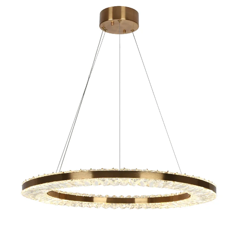 Chandeliers with Pendant Lights for a Stylish LookChandeliers with Pendant Lights for a Stylish Look1-Light LED Ring Chandeliers