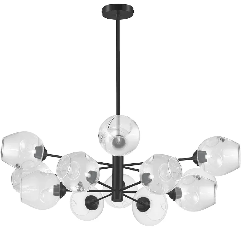 Chandeliers with Adjustable Arms for Directional LightingChandeliers with Adjustable Arms for Directional Lighting12 Lights Chandelier, MB w/ Clear Glass