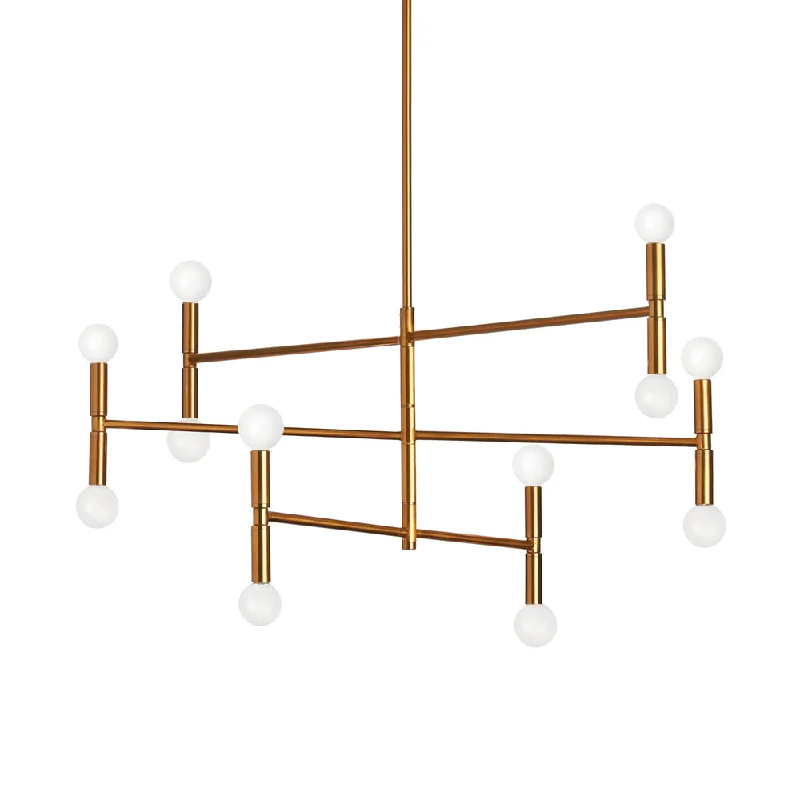 Chandeliers for High Ceilings to Fill Vertical SpaceChandeliers for High Ceilings to Fill Vertical Space12 Lights Chandelier, Vintage Bronze Finish