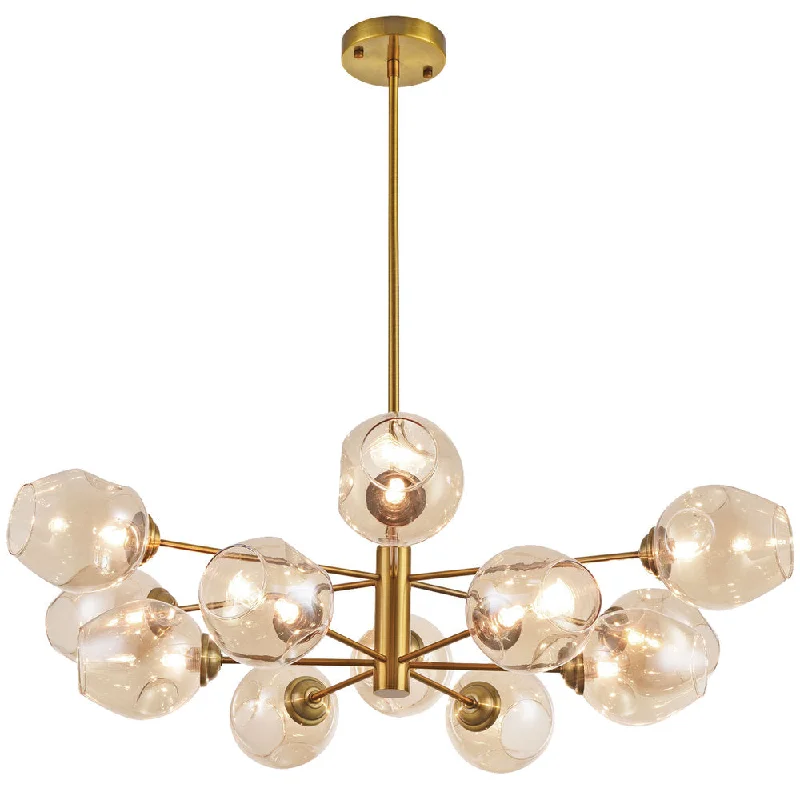 Chandeliers with Venetian Glass for a Luxurious LookChandeliers with Venetian Glass for a Luxurious Look12 Lights Halogen Chandelier, VB with Champagne Glass