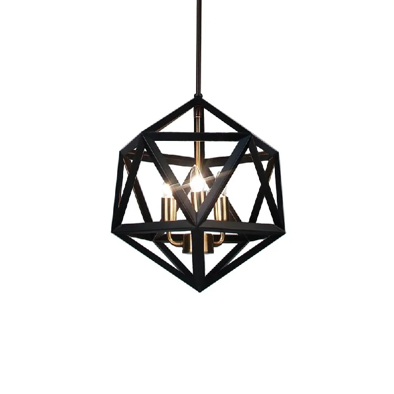 Small Chandeliers for Compact RoomsSmall Chandeliers for Compact Rooms3 Lights Incandescent Chandelier, BLK/AB