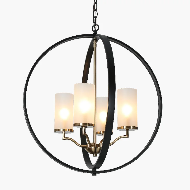 Mid - Century Modern Chandeliers for Vintage AppealMid - Century Modern Chandeliers for Vintage Appeal4-Light Globe Frosted Glass Chandeliers