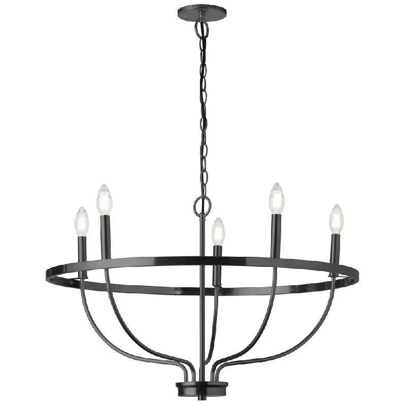 Ceiling - Mounted Chandeliers for Standard CeilingsCeiling - Mounted Chandeliers for Standard Ceilings5 Lights Incandescent Chandelier, MB