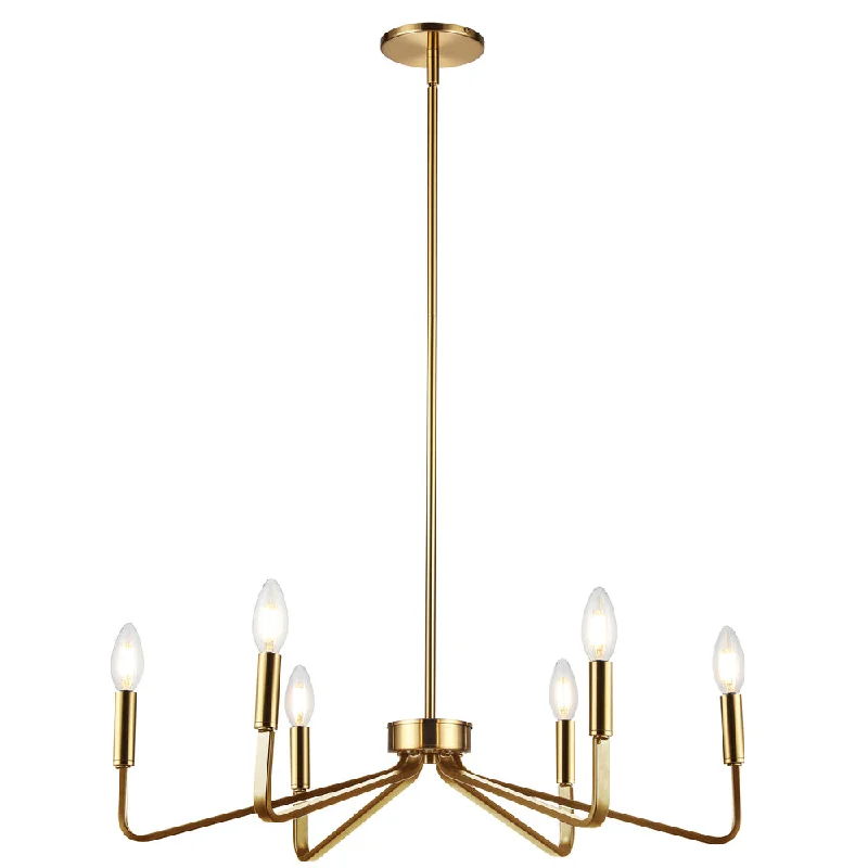 Chandeliers with Dimmable Lights for Ambiance ControlChandeliers with Dimmable Lights for Ambiance Control6 Lights Incandescent Chandelier, AGB