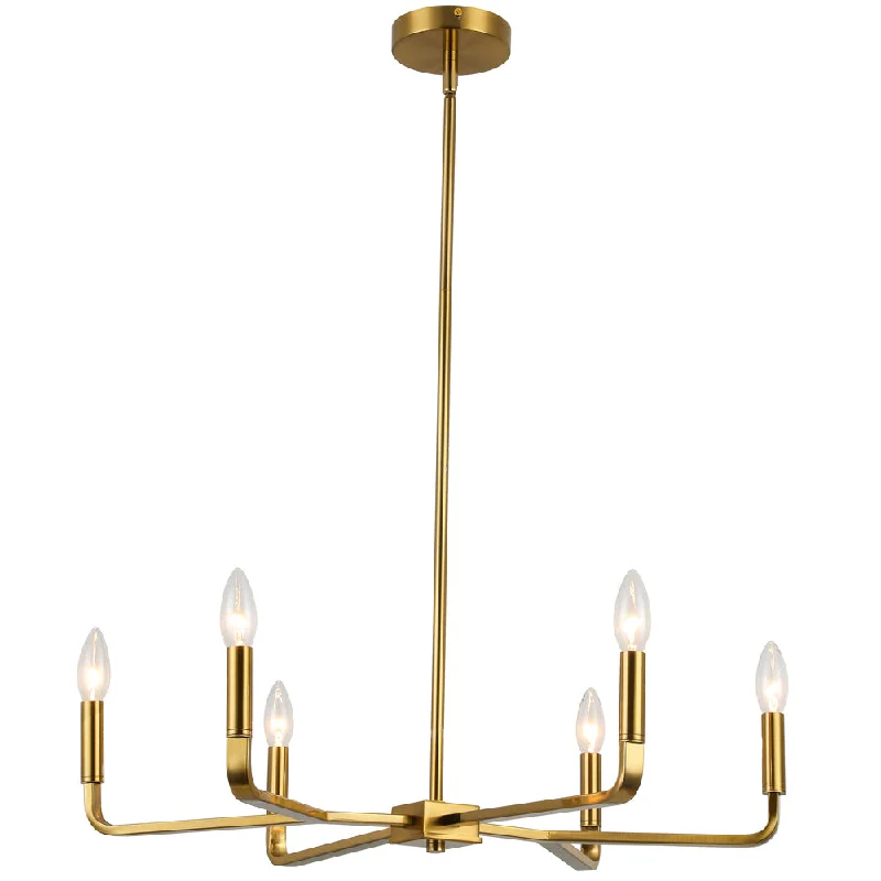 Minimalist Chandeliers for Sleek and Simple InteriorsMinimalist Chandeliers for Sleek and Simple Interiors6 Lights Incandescent Chandelier, AGB
