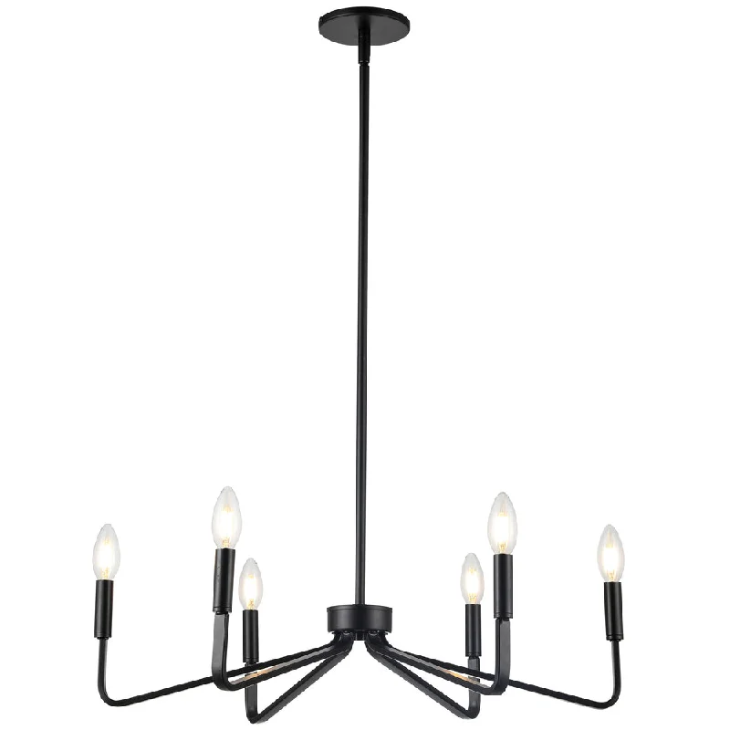 Chandeliers for High Ceilings to Fill Vertical SpaceChandeliers for High Ceilings to Fill Vertical Space6 Lights Incandescent Chandelier, MB