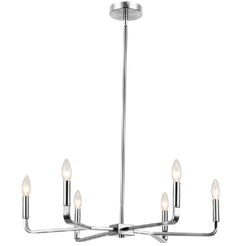 Modern Crystal Chandeliers for Contemporary HomesModern Crystal Chandeliers for Contemporary Homes6 Lights Incandescent Chandelier, PC