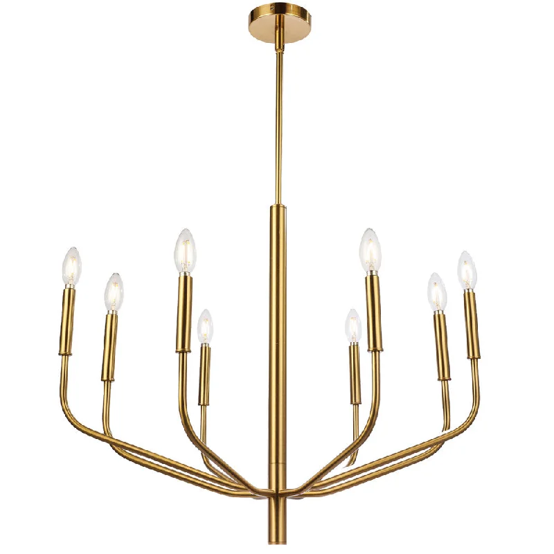 Bohemian - Style Beaded Chandeliers for Eclectic DecorBohemian - Style Beaded Chandeliers for Eclectic Decor8 Lights Chandelier, AGB Finish