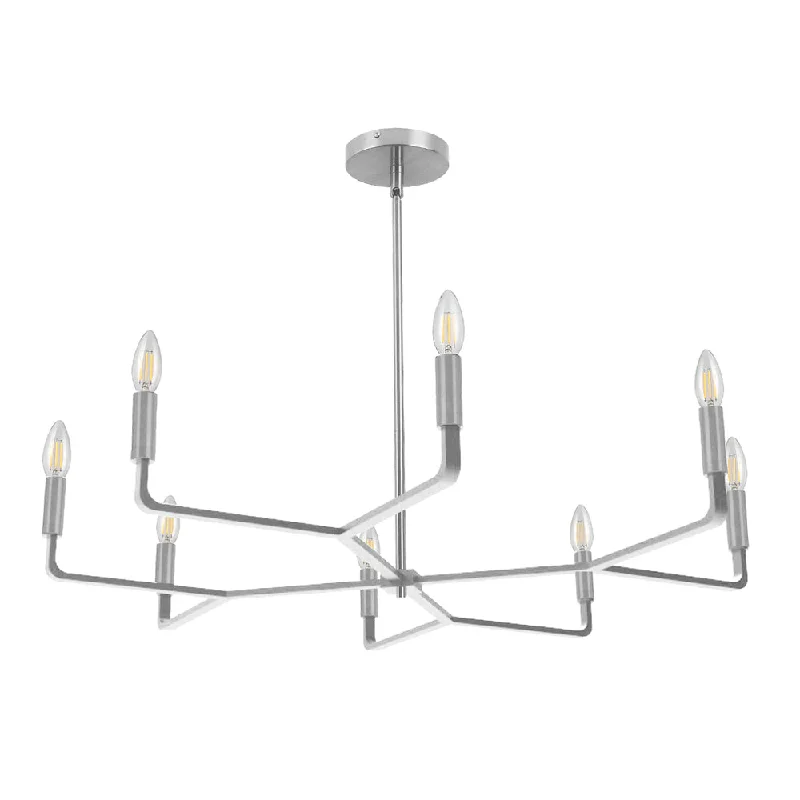 Chandeliers with Metal Frames in Bronze FinishChandeliers with Metal Frames in Bronze Finish8 Lights Incandescent Chandelier, PC
