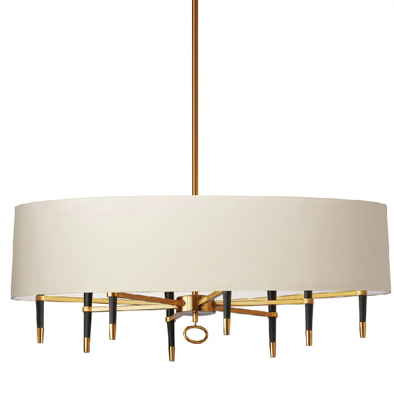 Traditional Brass Chandeliers for Classic InteriorsTraditional Brass Chandeliers for Classic Interiors8 Lights Incandescent Chandelier, VB w/ Cream Shade