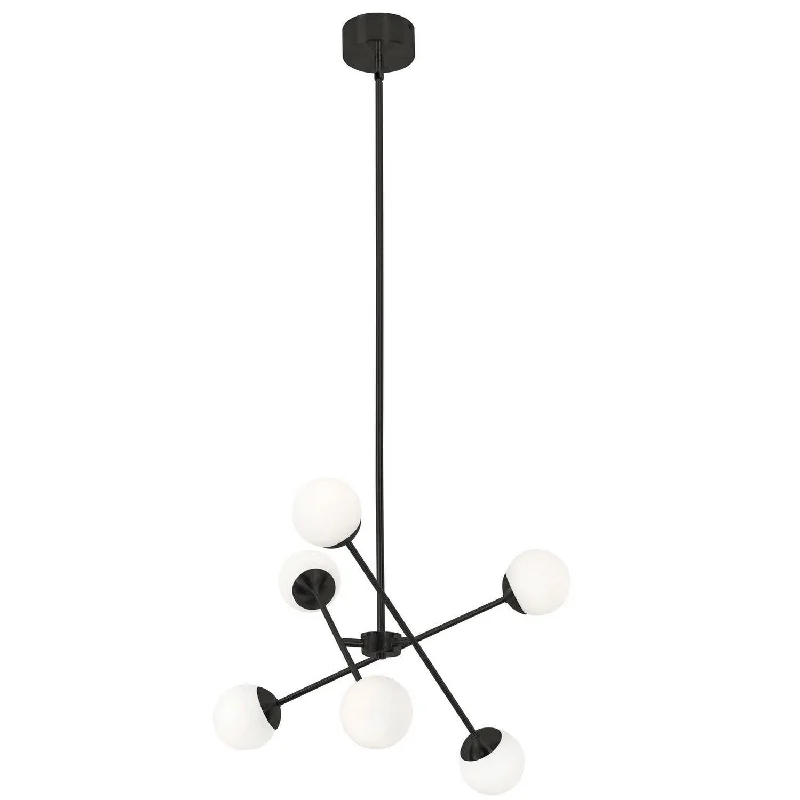 Chandeliers with Metal Frames in Black FinishChandeliers with Metal Frames in Black FinishPearl LED Pendant