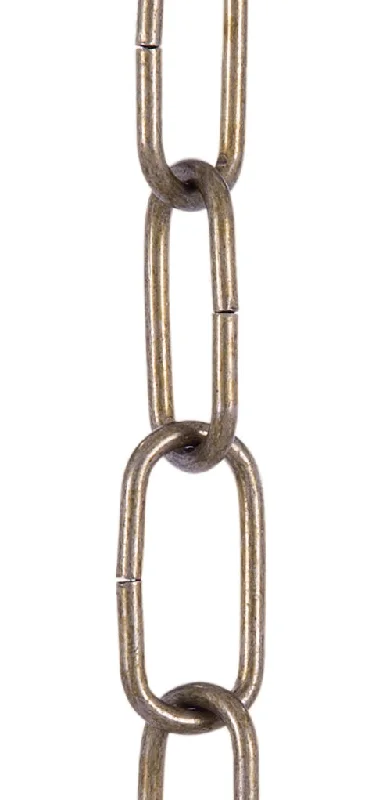 Chandeliers with Adjustable Height for Custom InstallationChandeliers with Adjustable Height for Custom InstallationAntique Brass Finish 10 Gauge Straight Sided Oval Chain