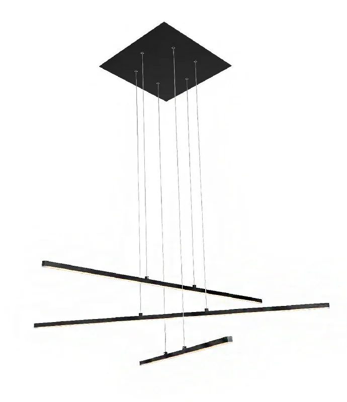 Industrial Iron Chandeliers for Loft - Inspired SpacesIndustrial Iron Chandeliers for Loft - Inspired SpacesBethel International ALU03C45B Chandelier Light - Matte Black