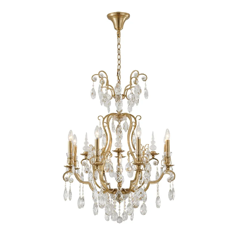 Chandeliers for Low Ceilings to Avoid OvercrowdingChandeliers for Low Ceilings to Avoid OvercrowdingBethel International BET65XL-AB Chandelier Light - Antique Brass