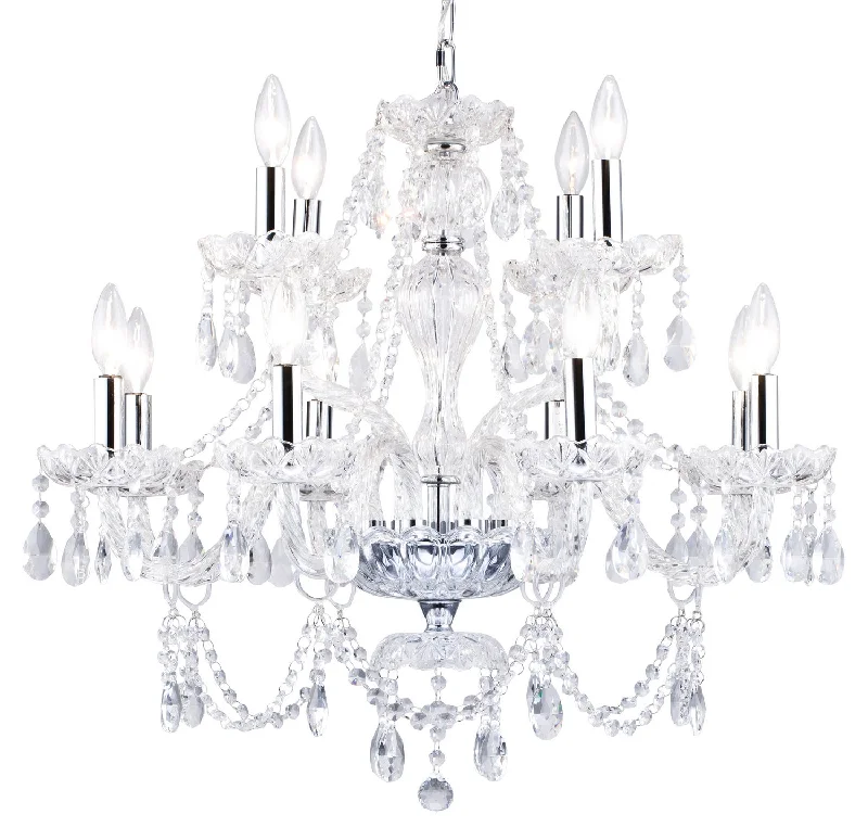 Ceiling - Mounted Chandeliers for Standard CeilingsCeiling - Mounted Chandeliers for Standard CeilingsBethel International CH03 Chandelier Light - Chrome