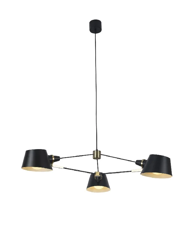 Ceiling - Mounted Chandeliers for Standard CeilingsCeiling - Mounted Chandeliers for Standard CeilingsBethel International DLS11C36B Chandelier Light - Black