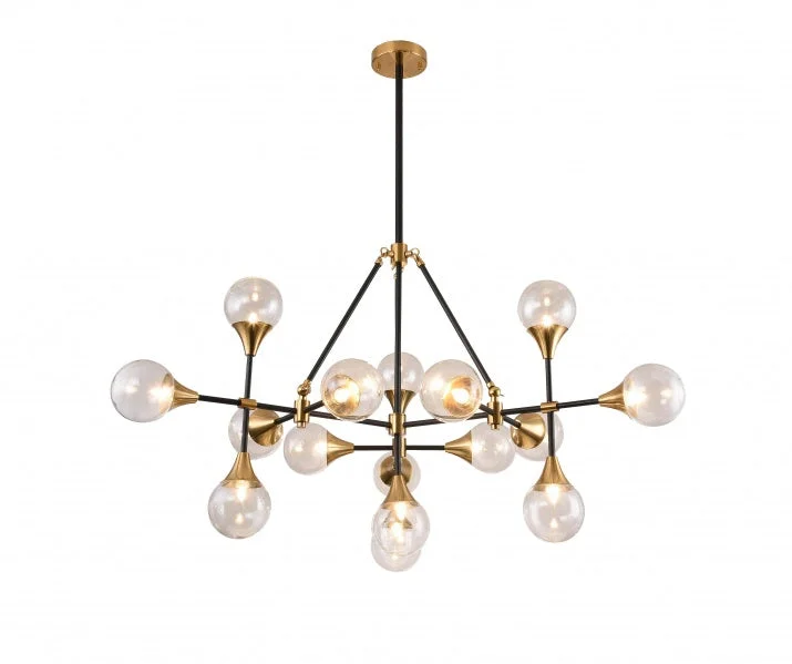 Chandeliers for Low Ceilings to Avoid OvercrowdingChandeliers for Low Ceilings to Avoid OvercrowdingBethel International DU138C42B Chandelier Light - Black