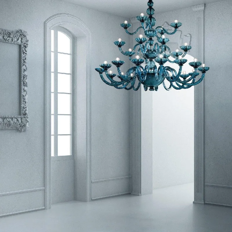 Chandeliers with Clear Crystal for a Sparkling EffectChandeliers with Clear Crystal for a Sparkling EffectCandiano Three-Tier Chandelier