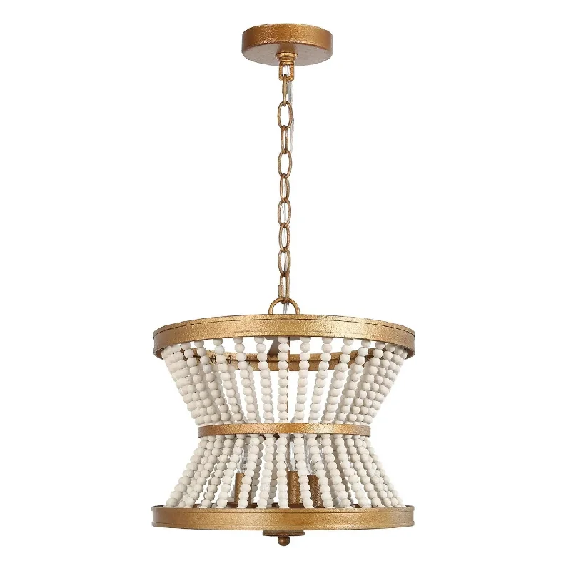 Chandeliers with Metal Frames in Bronze FinishChandeliers with Metal Frames in Bronze FinishCassandralic 3-Light Mini Gold Chandelier