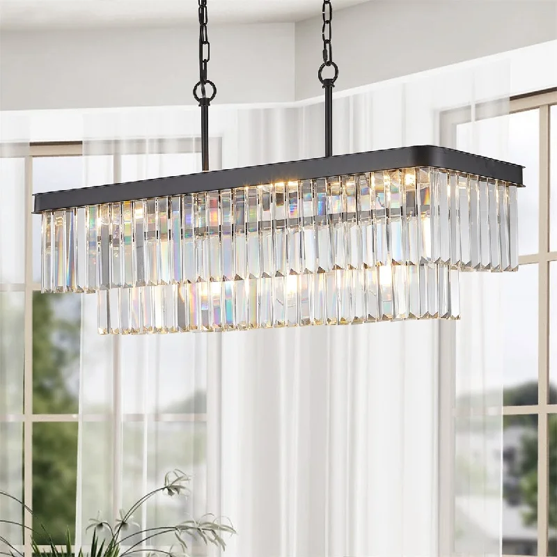 Chandeliers with Murano Glass for a High - End Artistic TouchChandeliers with Murano Glass for a High - End Artistic TouchE12 Crystal Lights, Iron Ceiling Hanging Light (Bulb Not Included)