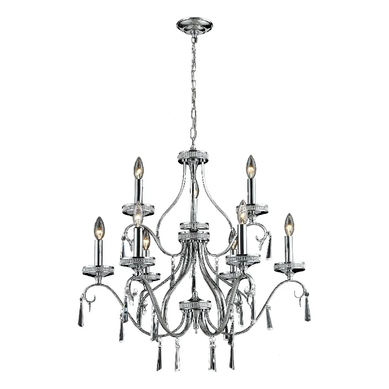 Chandeliers with Venetian Glass for a Luxurious LookChandeliers with Venetian Glass for a Luxurious Look9-Light Crystal Chandelier