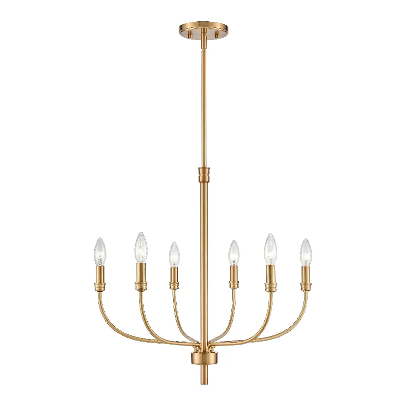 Minimalist Chandeliers for Sleek and Simple InteriorsMinimalist Chandeliers for Sleek and Simple InteriorsNewland 21" Wide 6-Light Chandelier