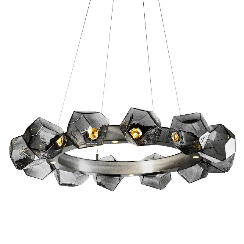 Oversized Chandeliers as a Statement Piece in Living RoomsOversized Chandeliers as a Statement Piece in Living RoomsGem Radial Ring Chandelier