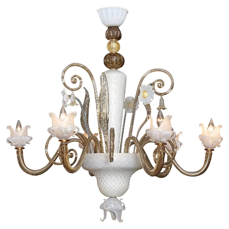 Chandeliers with Venetian Glass for a Luxurious LookChandeliers with Venetian Glass for a Luxurious LookItalian Vintage Murano Glass Chandelier by Venini
