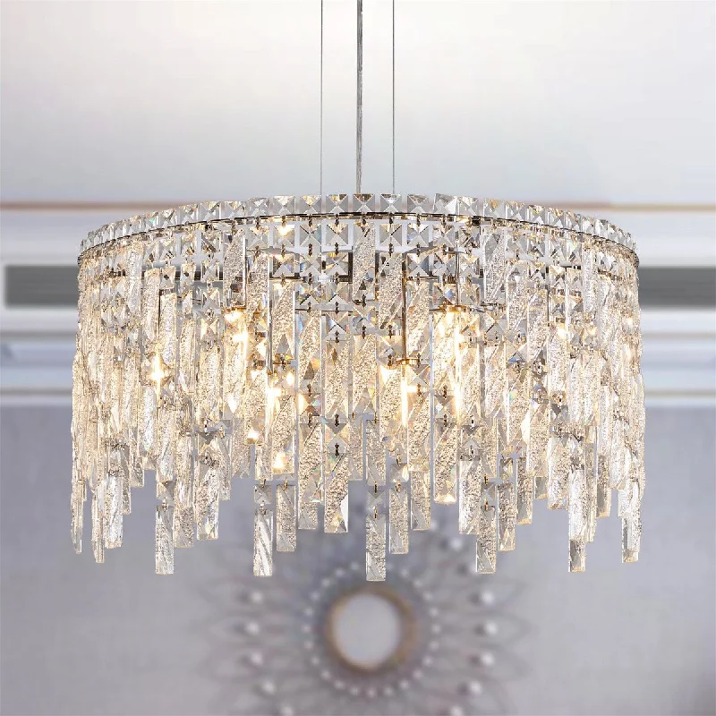 Mini Chandeliers for Adding Charm to Small SpacesMini Chandeliers for Adding Charm to Small SpacesLuxurious Round Silver Crystal Chandelier