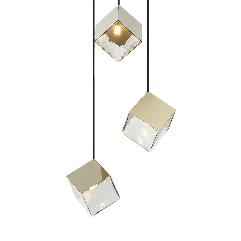 Chandeliers for Low Ceilings to Avoid OvercrowdingChandeliers for Low Ceilings to Avoid OvercrowdingCube Three Light Pendant