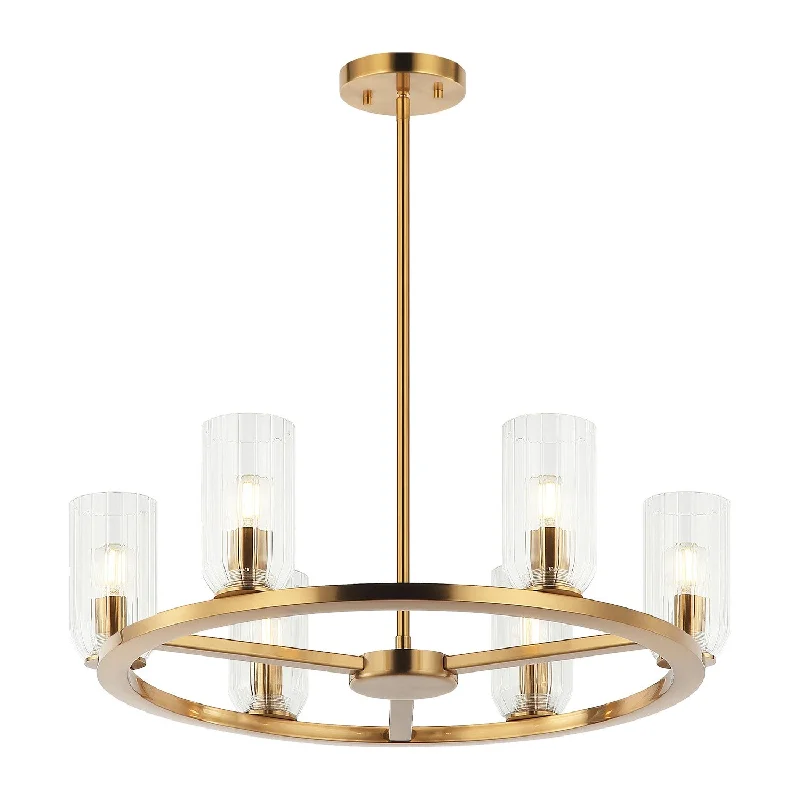 Industrial Iron Chandeliers for Loft - Inspired SpacesIndustrial Iron Chandeliers for Loft - Inspired SpacesWestlock Six Light Pendant