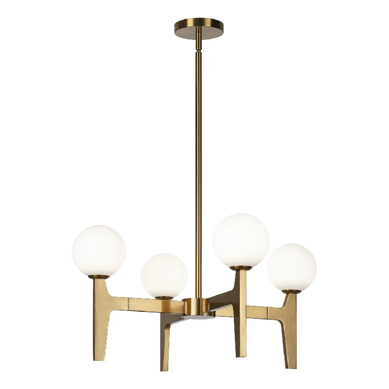 Chandeliers with Metal Frames in Gold FinishChandeliers with Metal Frames in Gold FinishScriben LED Pendant