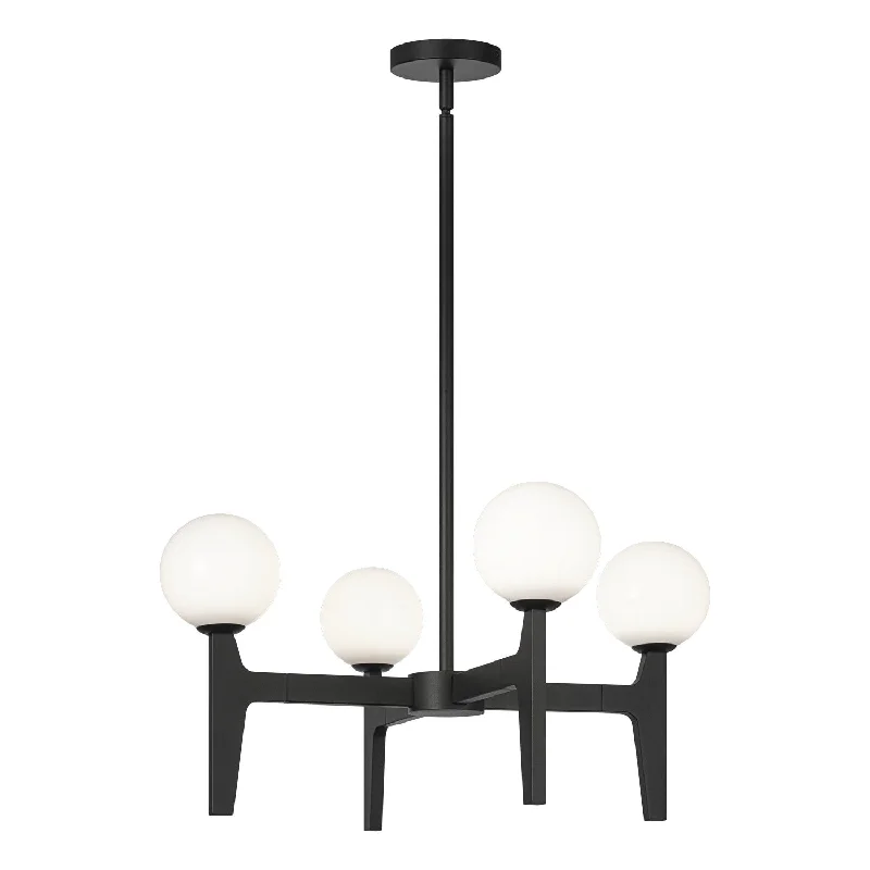 Chandeliers with Metal Frames in Black FinishChandeliers with Metal Frames in Black FinishScriben LED Pendant