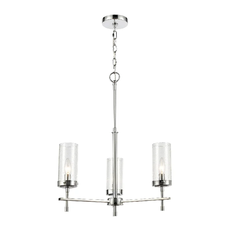LED Chandeliers for Energy - Efficient LightingLED Chandeliers for Energy - Efficient LightingMelinda Chandelier in Polished Chrome with Seedy Glass by ELK Lighting