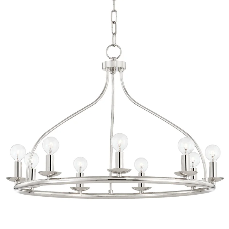 Traditional Brass Chandeliers for Classic InteriorsTraditional Brass Chandeliers for Classic InteriorsMitzi Kendra H511809-PN Chandelier Light - Polished Nickel